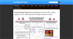 Desktop Screenshot of loyresearchgroup.com